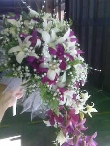 Cascade Style Bridal Bouquet